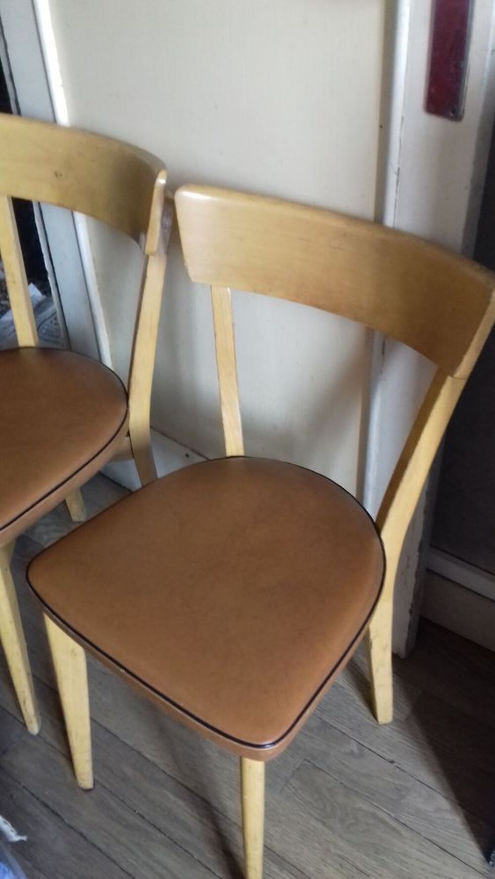 Lot 2 Chaises Bistrot Vintage 70 Meubles