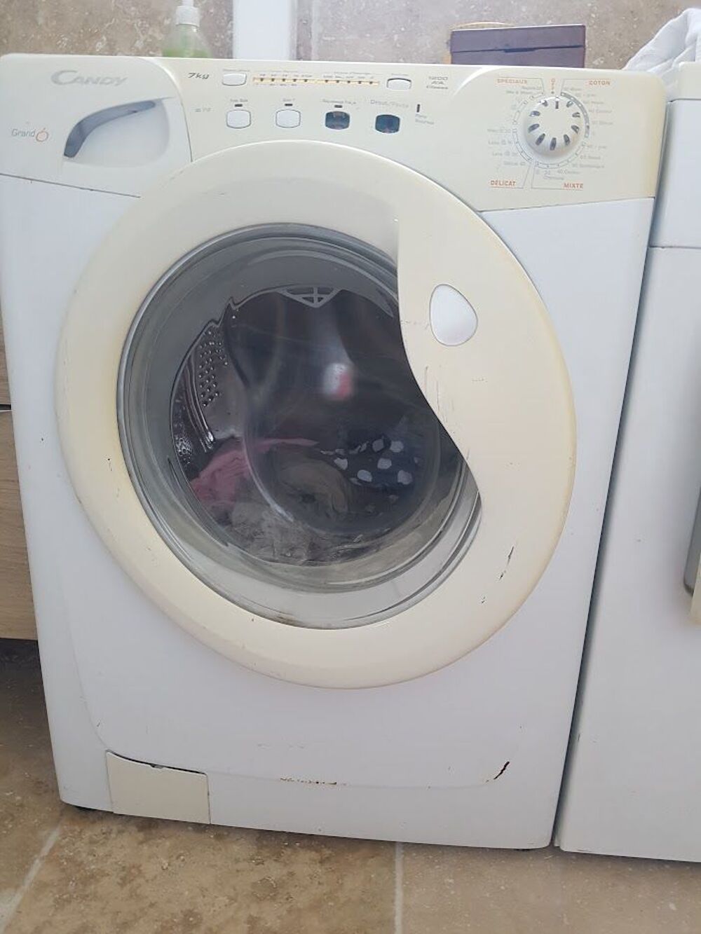 Lave-linge Candy GO 712-47 pour r&eacute;parer ou pour pi&egrave;ces Electroménager