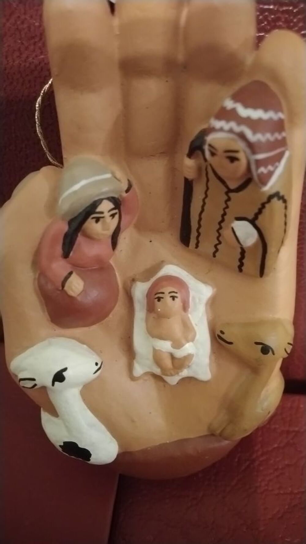 Mini cr&egrave;che du P&eacute;rou Dcoration