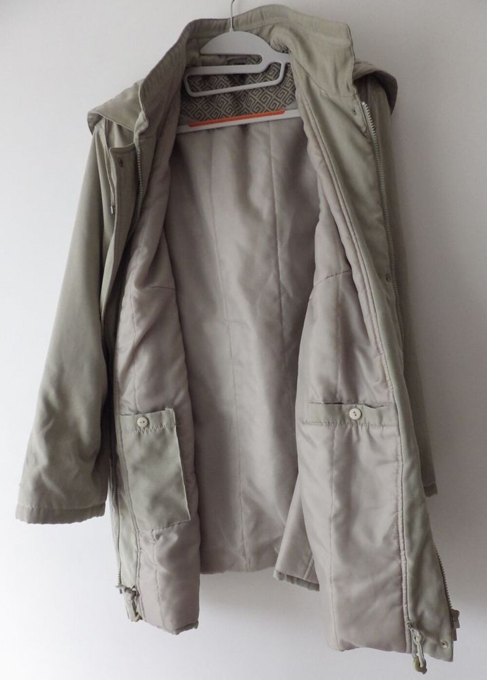 Manteau vert clair Vtements