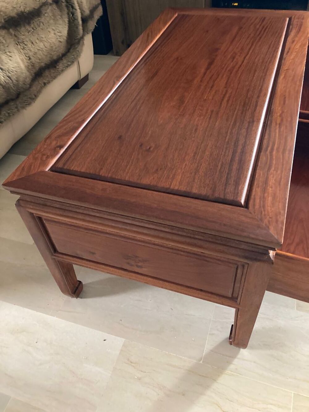 TABLE BASSE THAILANDAISE EN BOIS DE ROSE Meubles