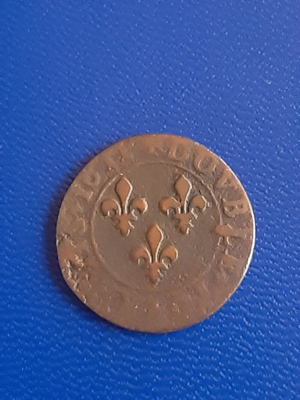 1611 D double tournois Louis XIII Lyon 