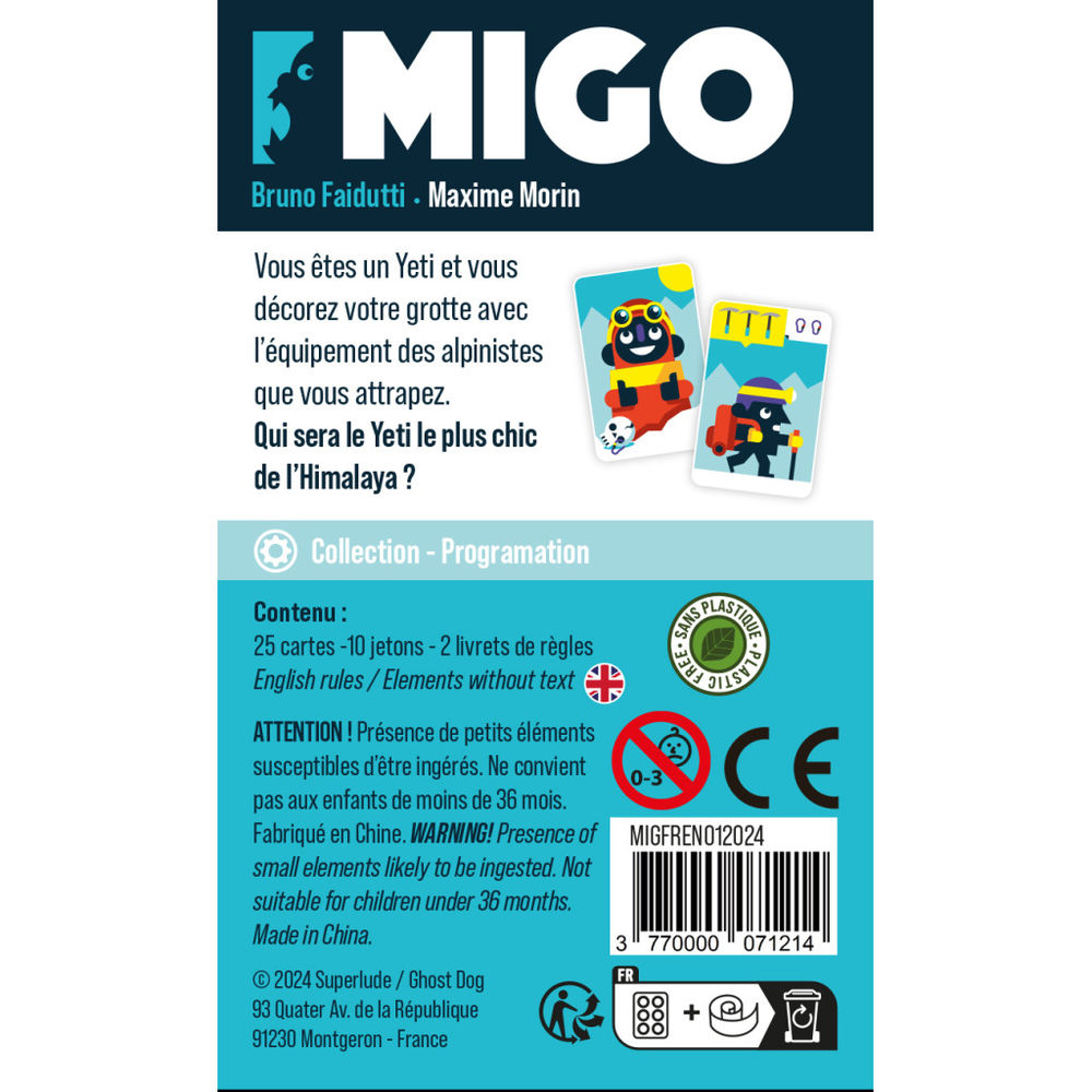 Jeu de Strat&eacute;gie > R&eacute;flexion et tactique > MIGO neuf Jeux / jouets