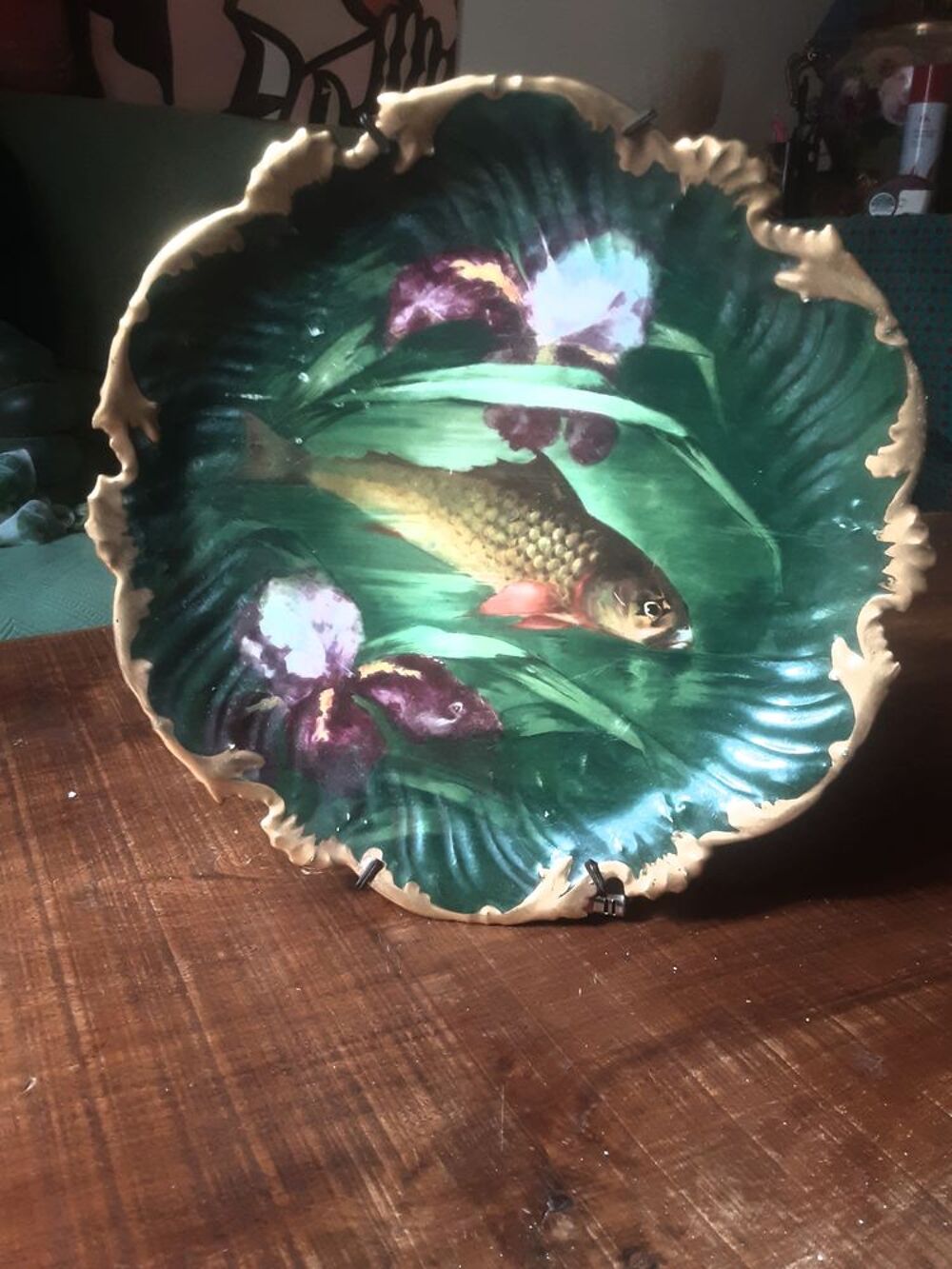 Assiette decorative porcelaine Limoges 