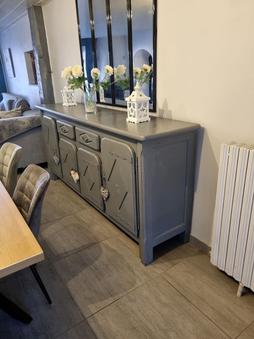 Buffet bas style enfilade en pin massif Meubles