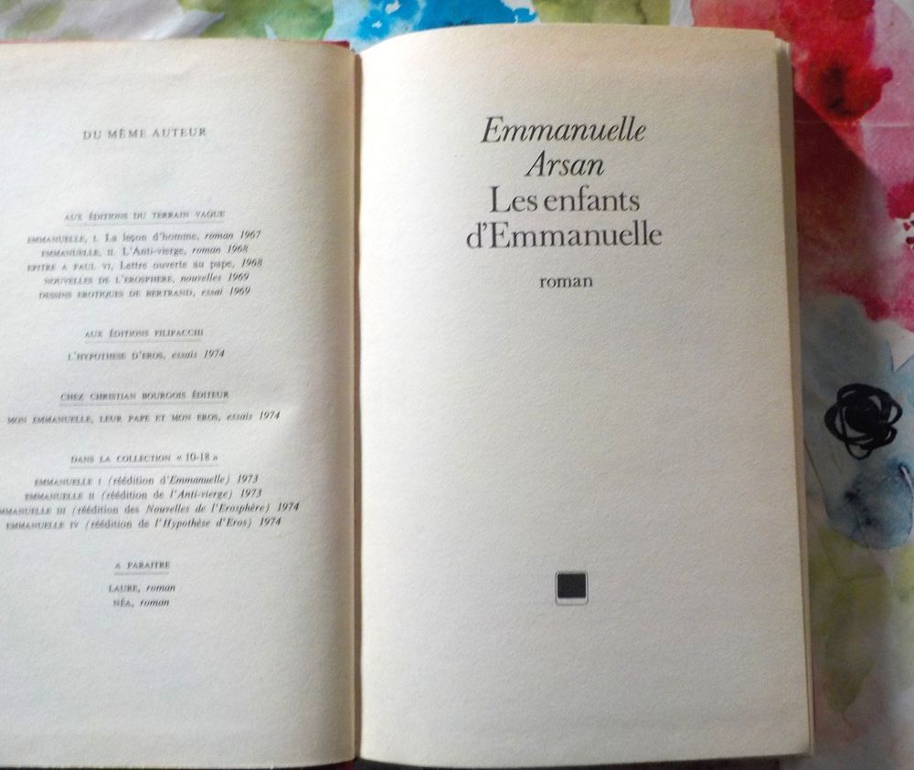 LES ENFANTS D'EMMANUELLE d'Emmanuelle ARSAN Ed. Opta Livres et BD