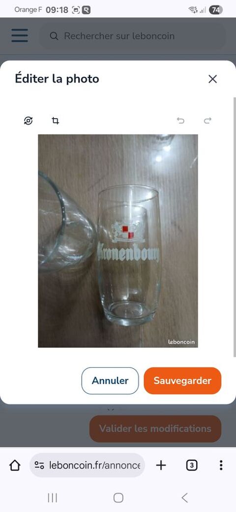 Verres à biere 15 Bertaucourt-Epourdon (02)