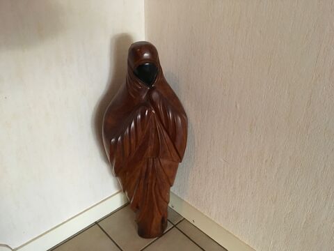 Statue femme africaine en thuya 100 Saintes (17)
