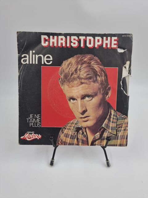 Vinyle 45 tours Christophe : Aline / Je ne t'Aime Plus avec  2 Vulbens (74)