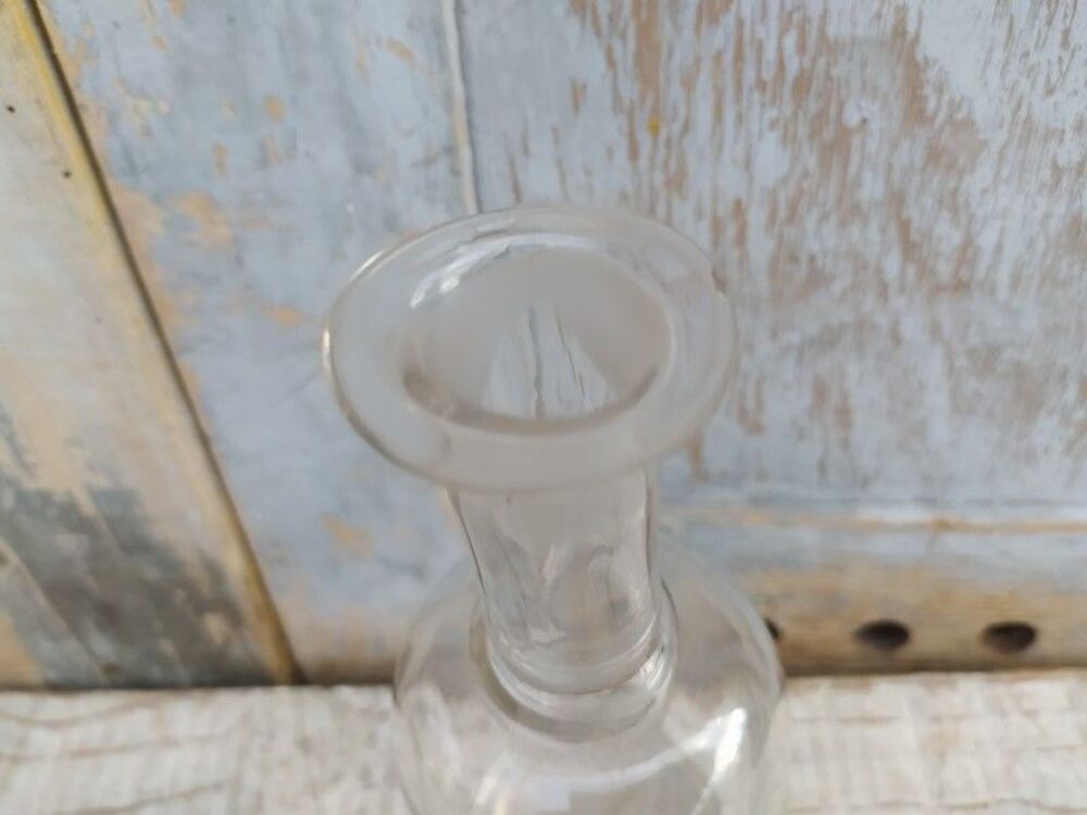 Flacon Verre Souffl&eacute; &Eacute;maill&eacute; Mary Gregory D&eacute;cor Enfant Décoration