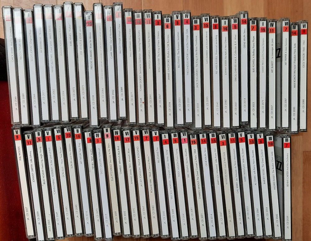 les g&eacute;nies du jazz - 59 CD CD et vinyles