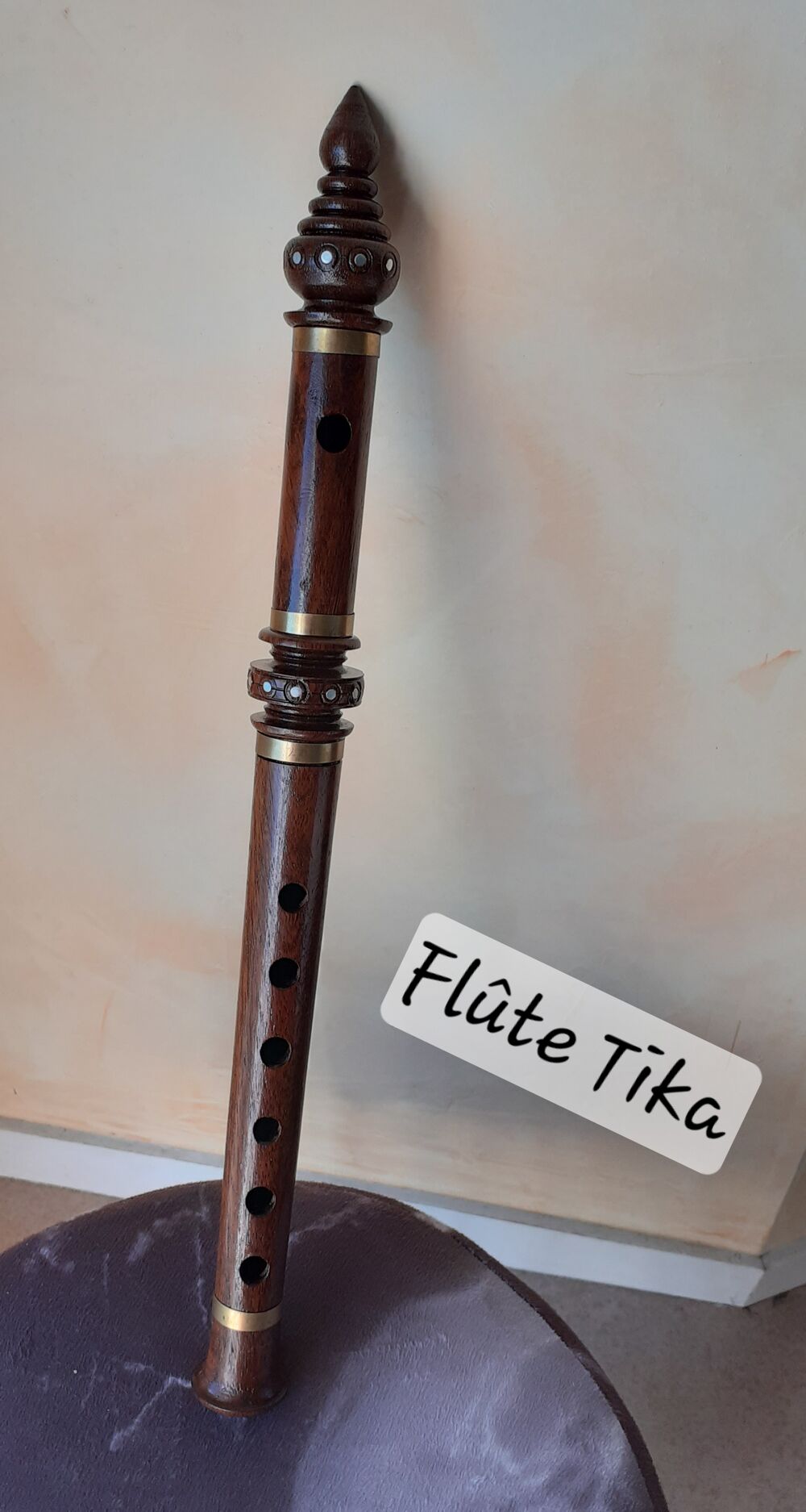 Flute en bois traversi&egrave;re n&eacute;palaise Instruments de musique