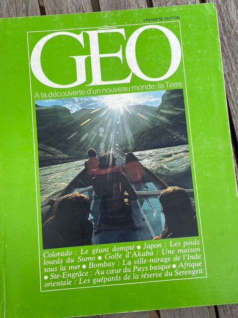GEO Magazine - Premi�re Edition 1979 15 Montpellier (34)