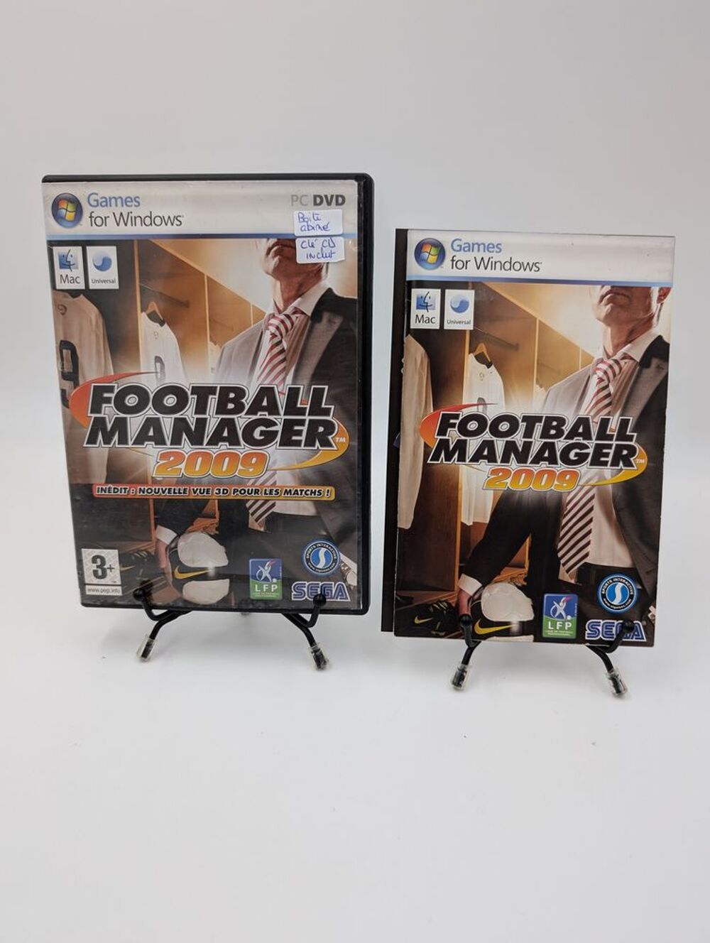 Jeu PC Football Manager 2009 en boite, complet (Cl&eacute; CD) Consoles et jeux vidéos
