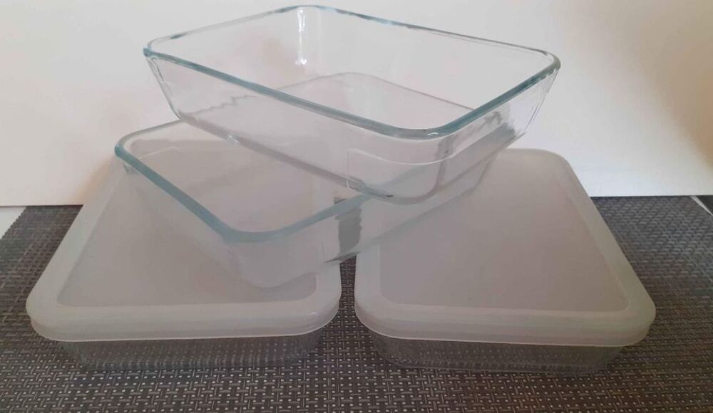 Plats Pyrex + Couvercles Cuisine
