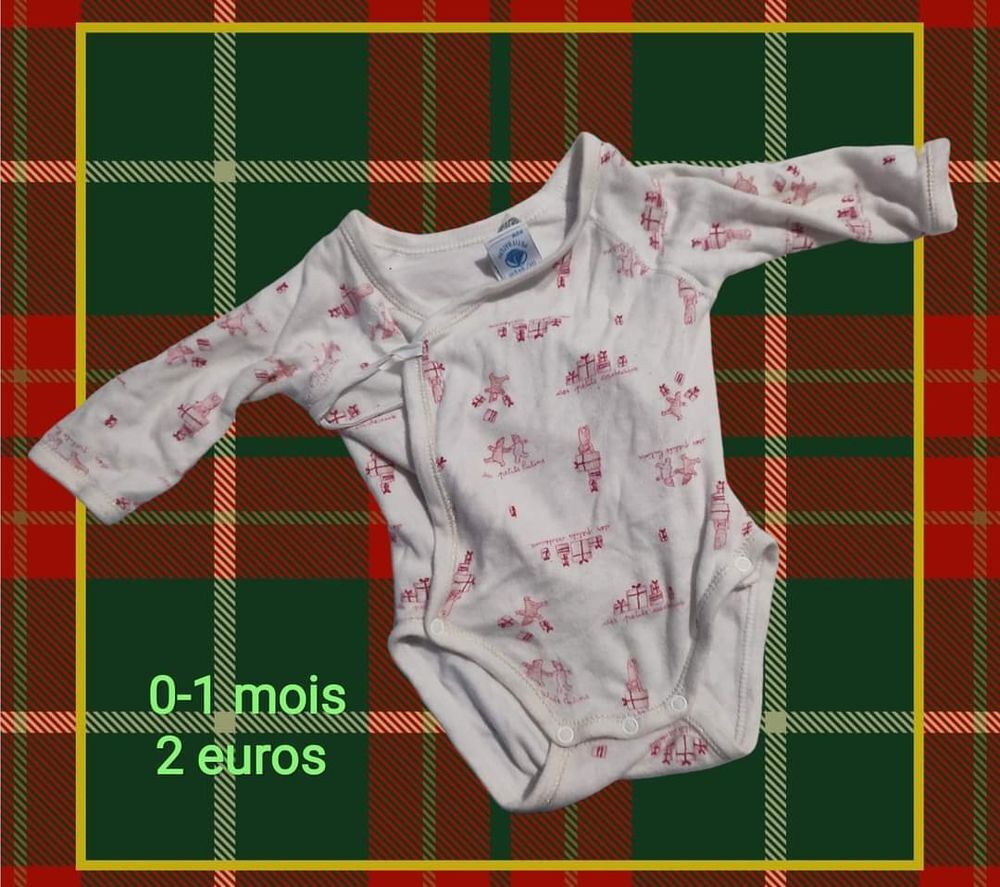 v&ecirc;tements No&euml;l gar&ccedil;on 0-1 mois Vêtements enfants