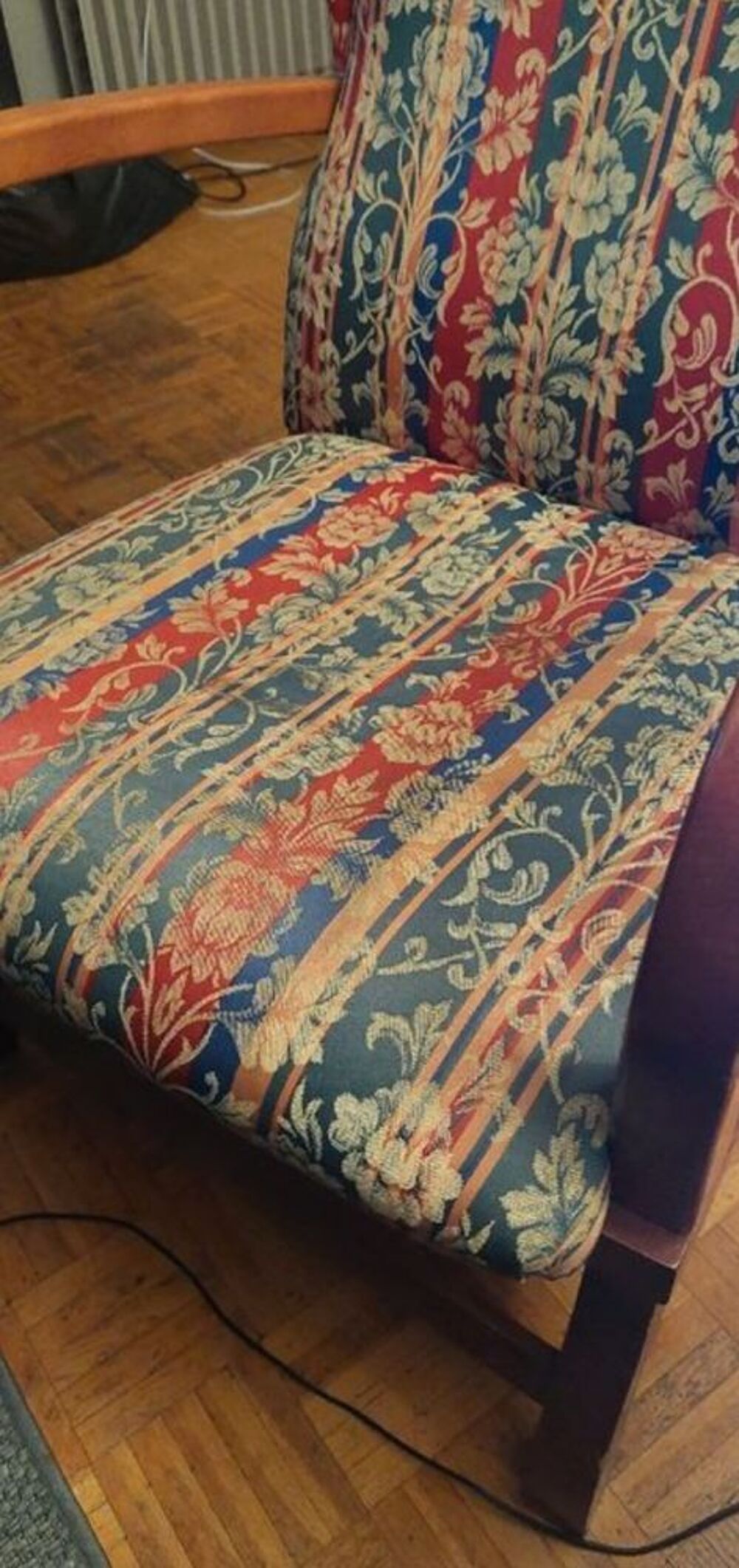 Fauteuil, chaise &agrave; bascule, Rocking chair. Meubles