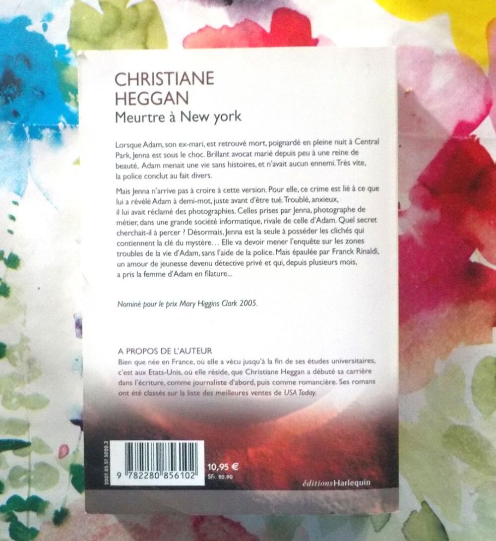 MEURTRE A NEW YORK de Christiane HEGGAN Ed. Mira Livres et BD