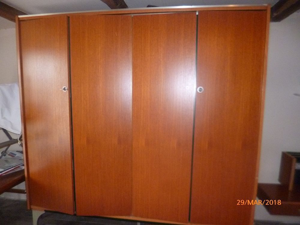 armoire teck 1960 vintage Meubles