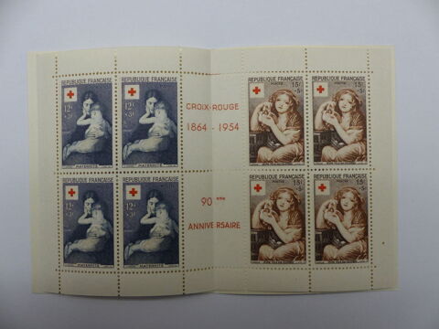 TIMBRES  CARNET  CROIX  ROUGE DE 1954  NEUF **  COTE  180  29 Le Havre (76)