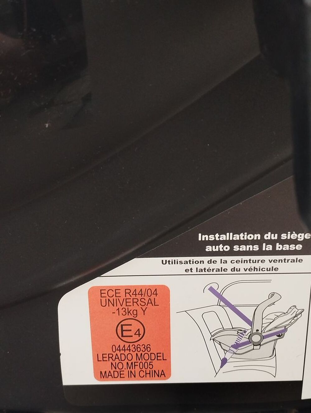 Combin&eacute; poussette / si&egrave;ge auto cosy Puériculture