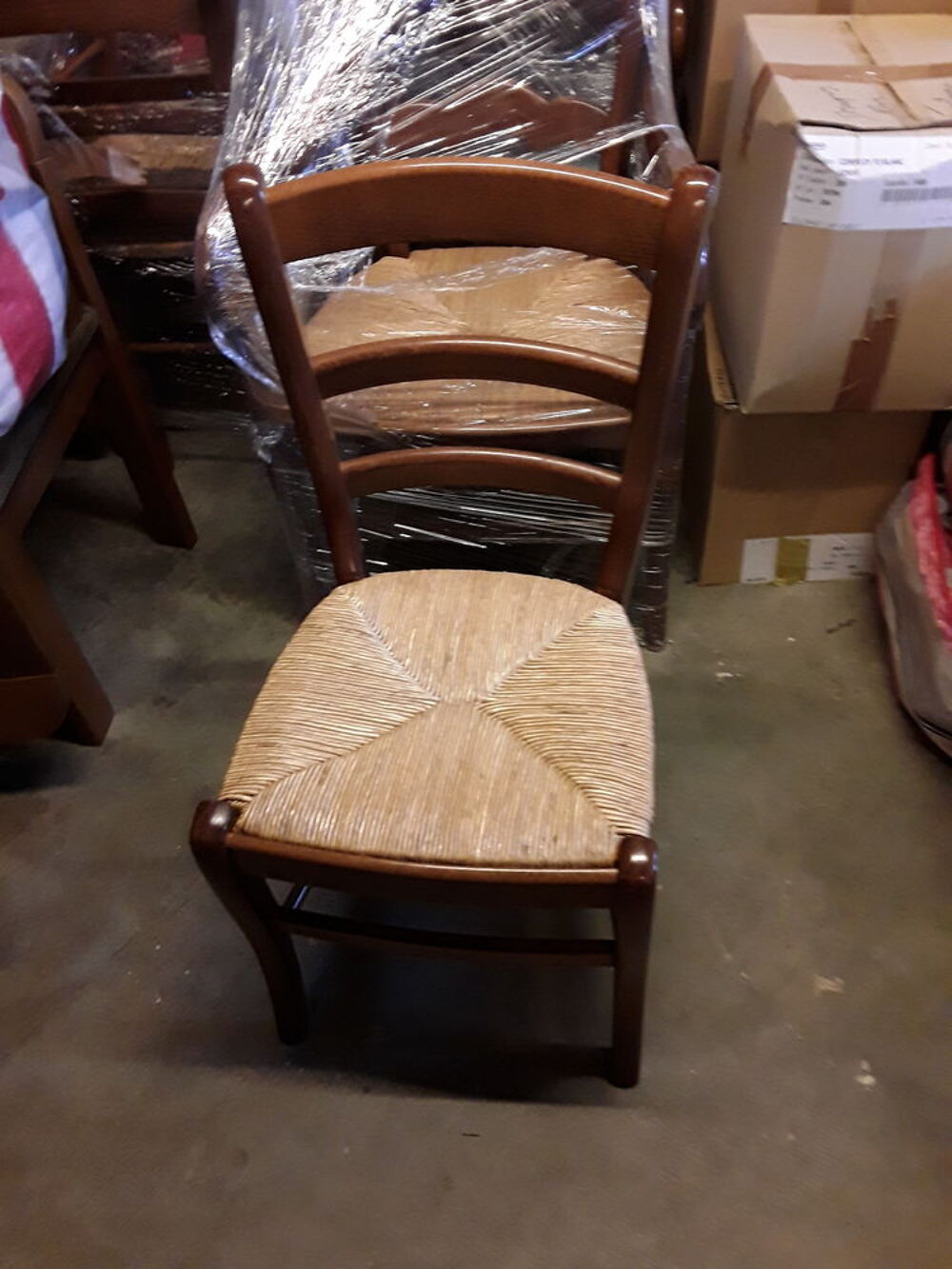 6 chaises ch&ecirc;ne Meubles