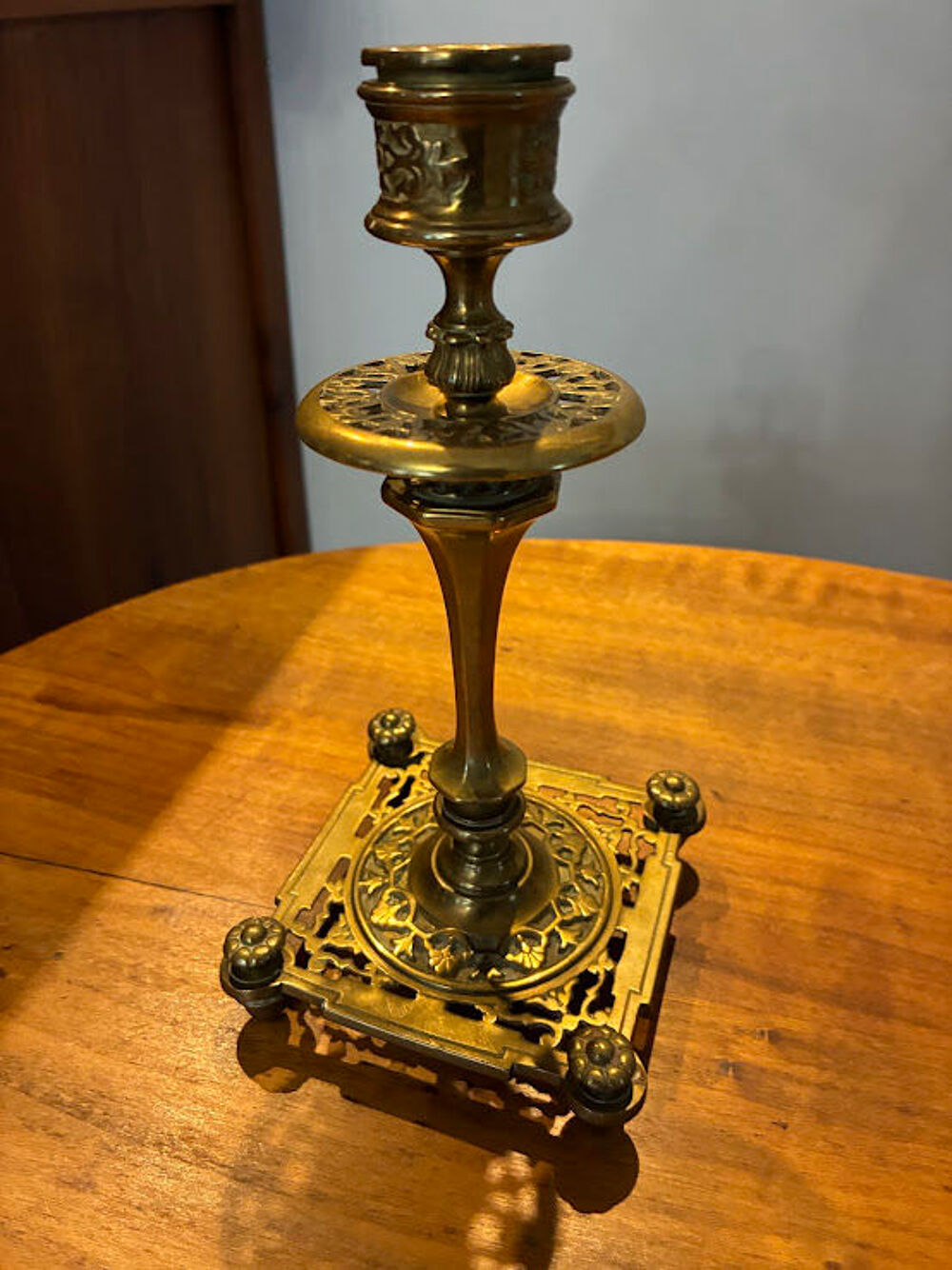 Paire de Bougeoirs, anciens 19e Si&egrave;cle&nbsp;Prachthauser Décoration