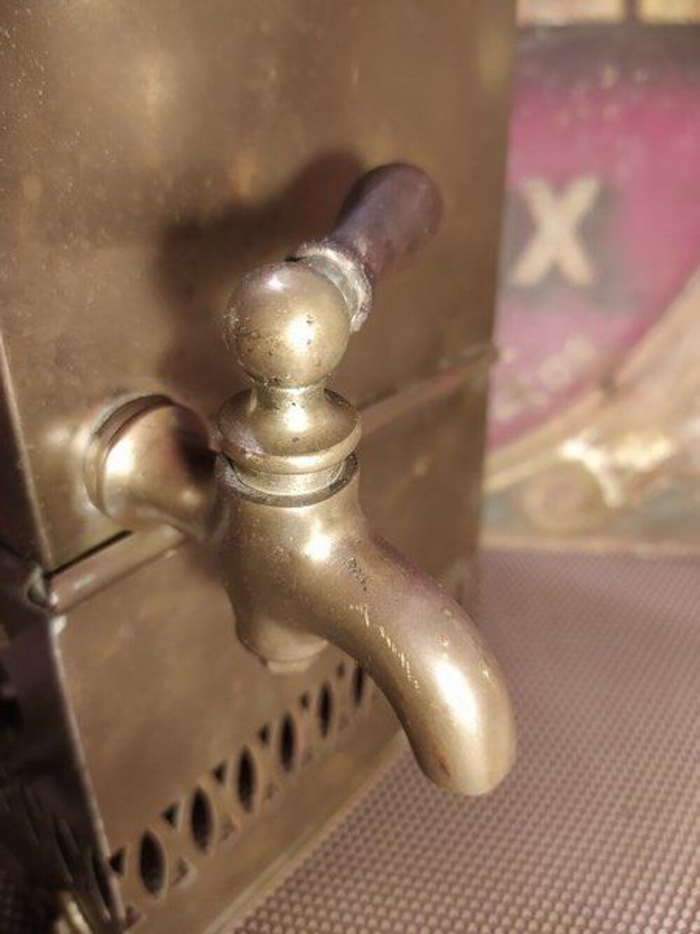 Ancien Appareil Barbier Coiffeur Aseptiseur XIXeme 