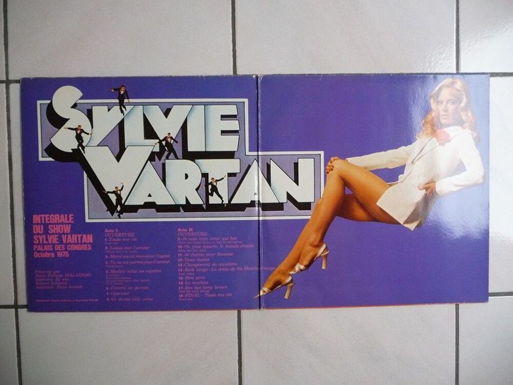 Sylvie VARTAN Show Palais des Congr&egrave;s 1975 Double Album CD et vinyles