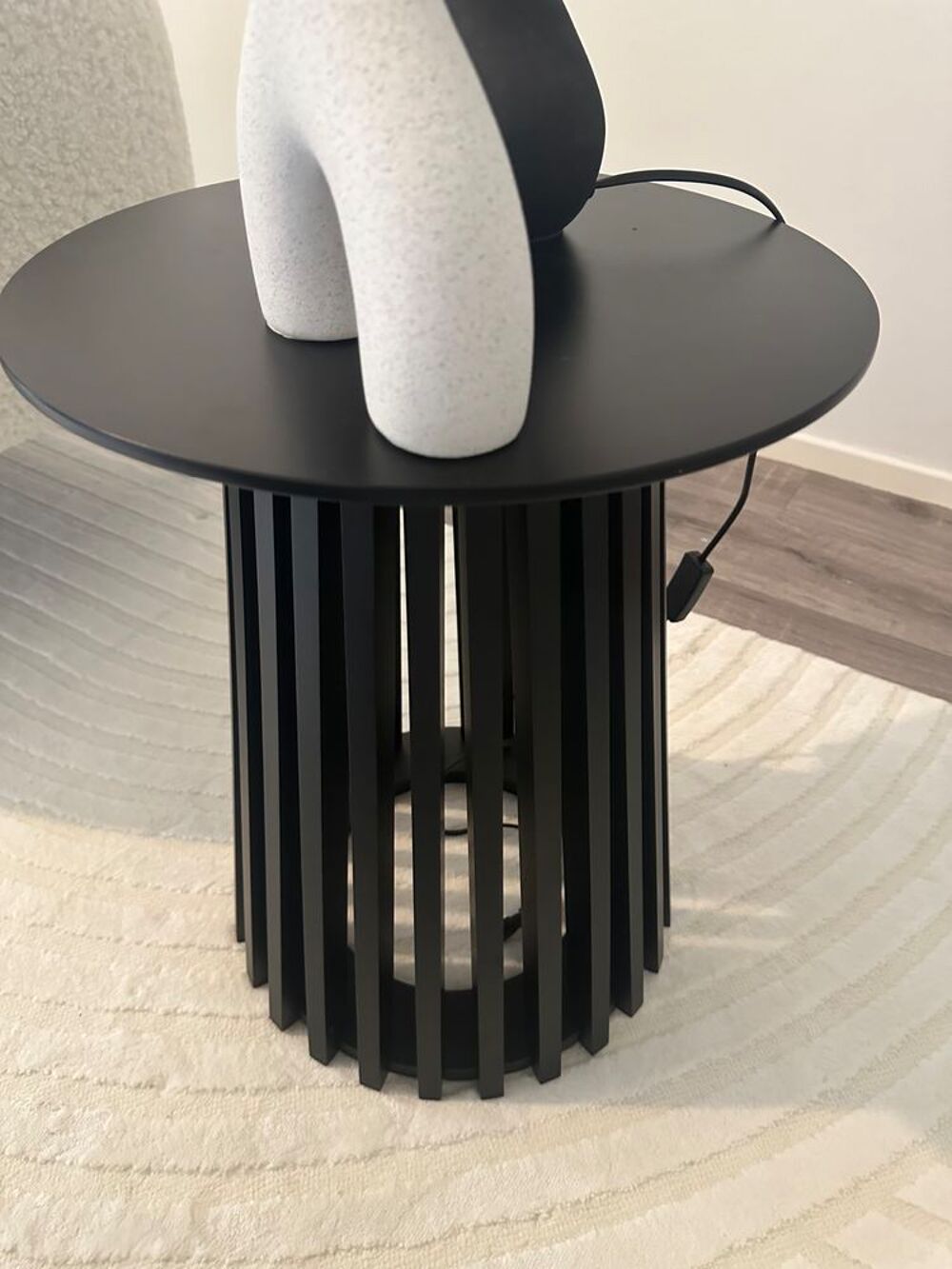 2 tables basses noires mate Meubles