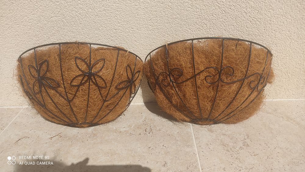 Jardini&egrave;res suspendues fibres de Coco Jardin