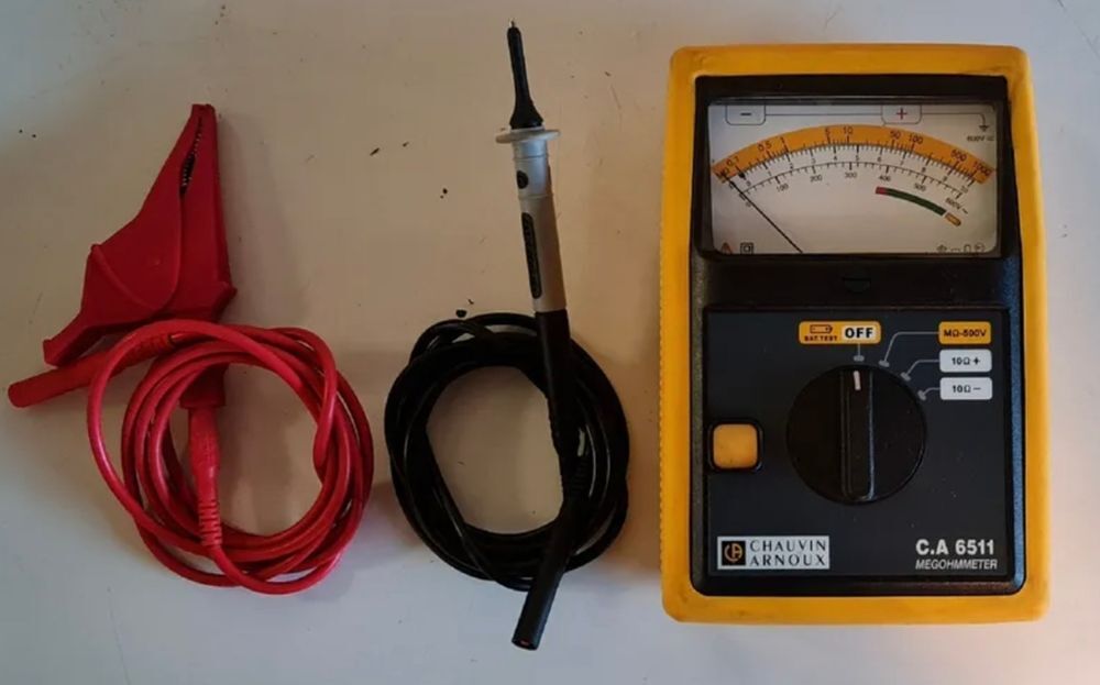Testeur d'isolement analogique Bricolage