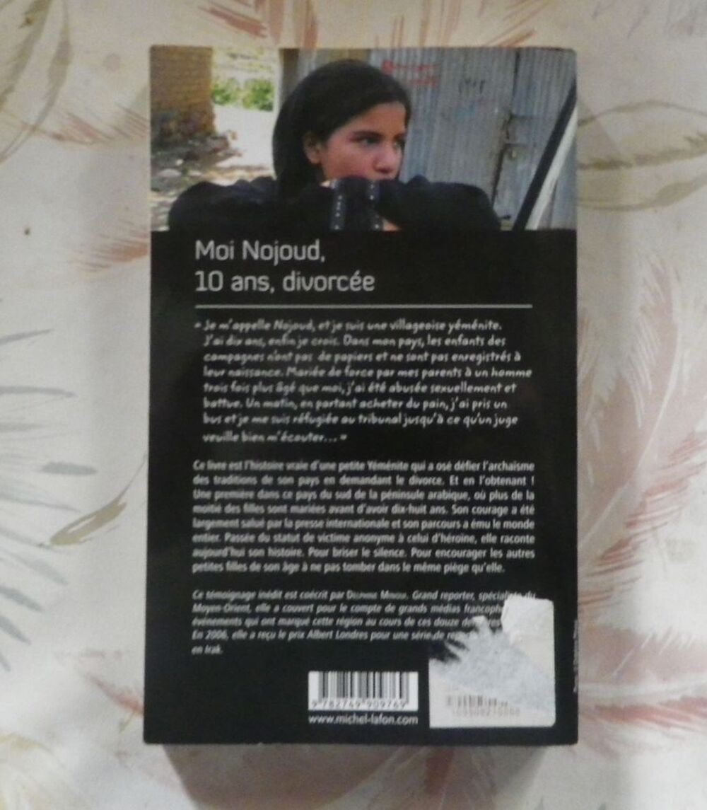 MOI NOJOUD, 10 ANS, DIVORCEE par Nojoud ALI Ed. Michel Lafon Livres et BD