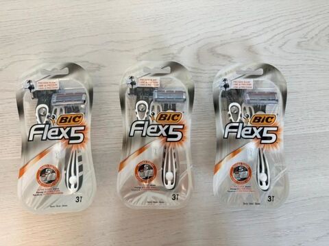 3 lots neufs de rasoirs jetables Flex 5 (BIC) Orvault (44)