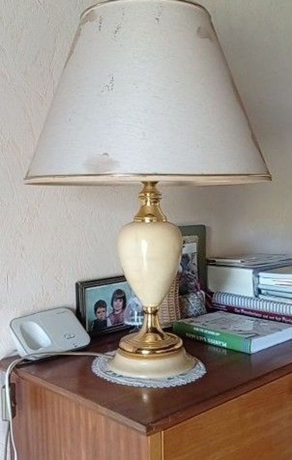 Lampe en alb&acirc;tre Décoration