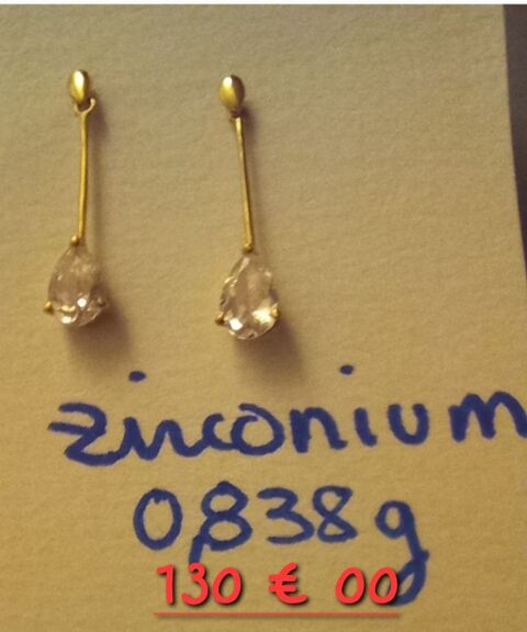 Boucles oreilles ZIRCONIUM 100 Nogent-sur-Marne (94)