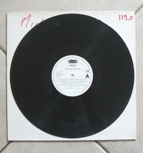  Michael JACKSON : Black or white - 45T Promo HC 29 Argenteuil (95)