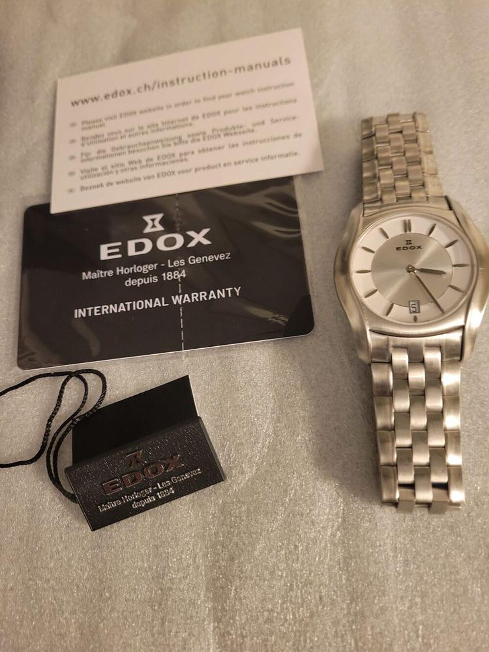 MONTRE SUISSE EDOX NEUVE Bijoux et montres