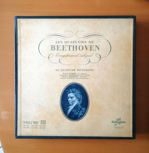 Coffret 4LPs Les quatuors de Beethoven volume III - Columbia 39 Argenteuil (95)