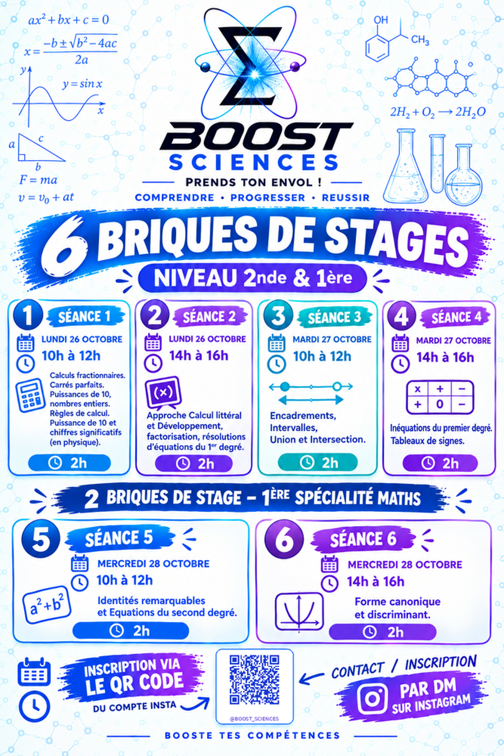   Cours de mathématiques et sciences physiques  