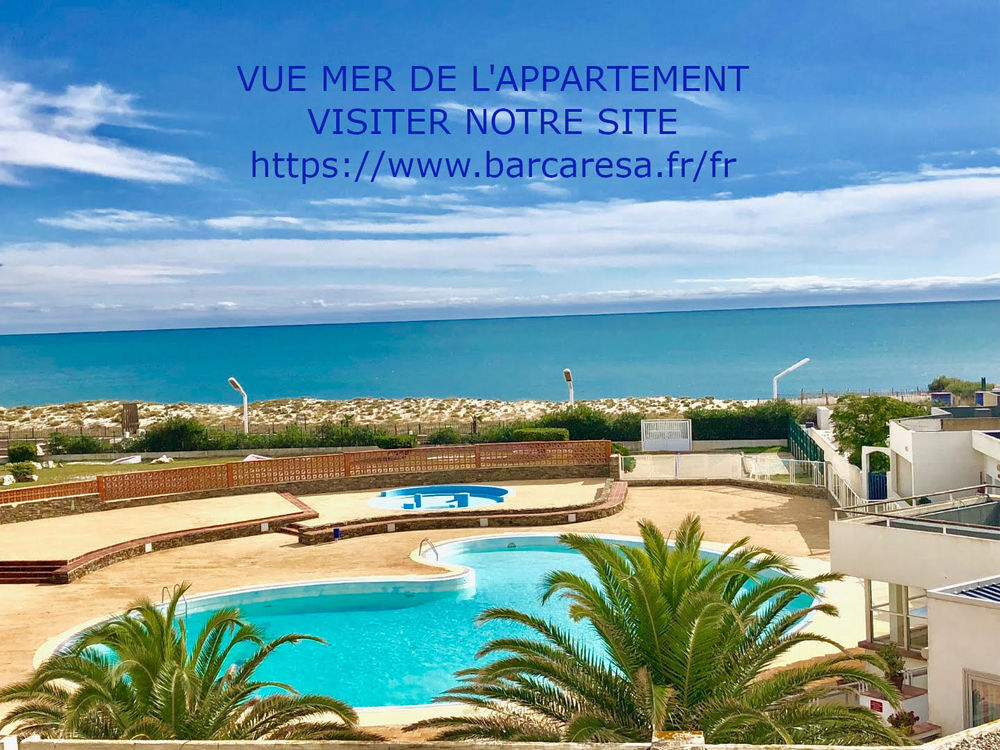   BARCARESA-APPARTEMENT BELLE VUE MER PISCINE WIFI CLIM  Languedoc-Roussillon, Le Barcars (66420)