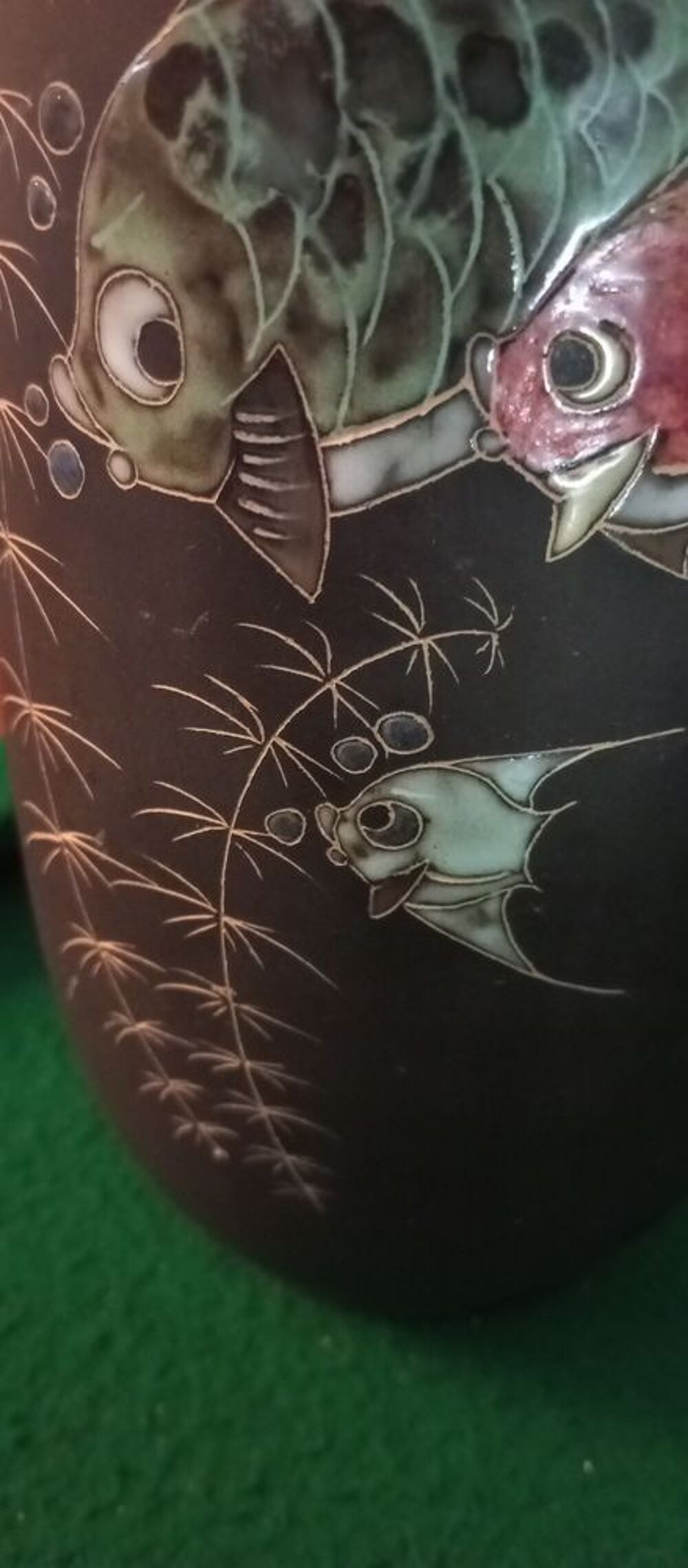 Rare et amusant vase des ann&eacute;es 50 d'Arno Kiechle Décoration