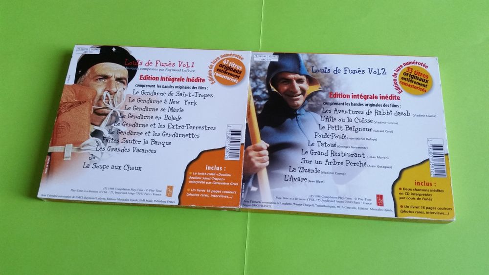LOUIS DE FUNES VOL.1/2 CD et vinyles