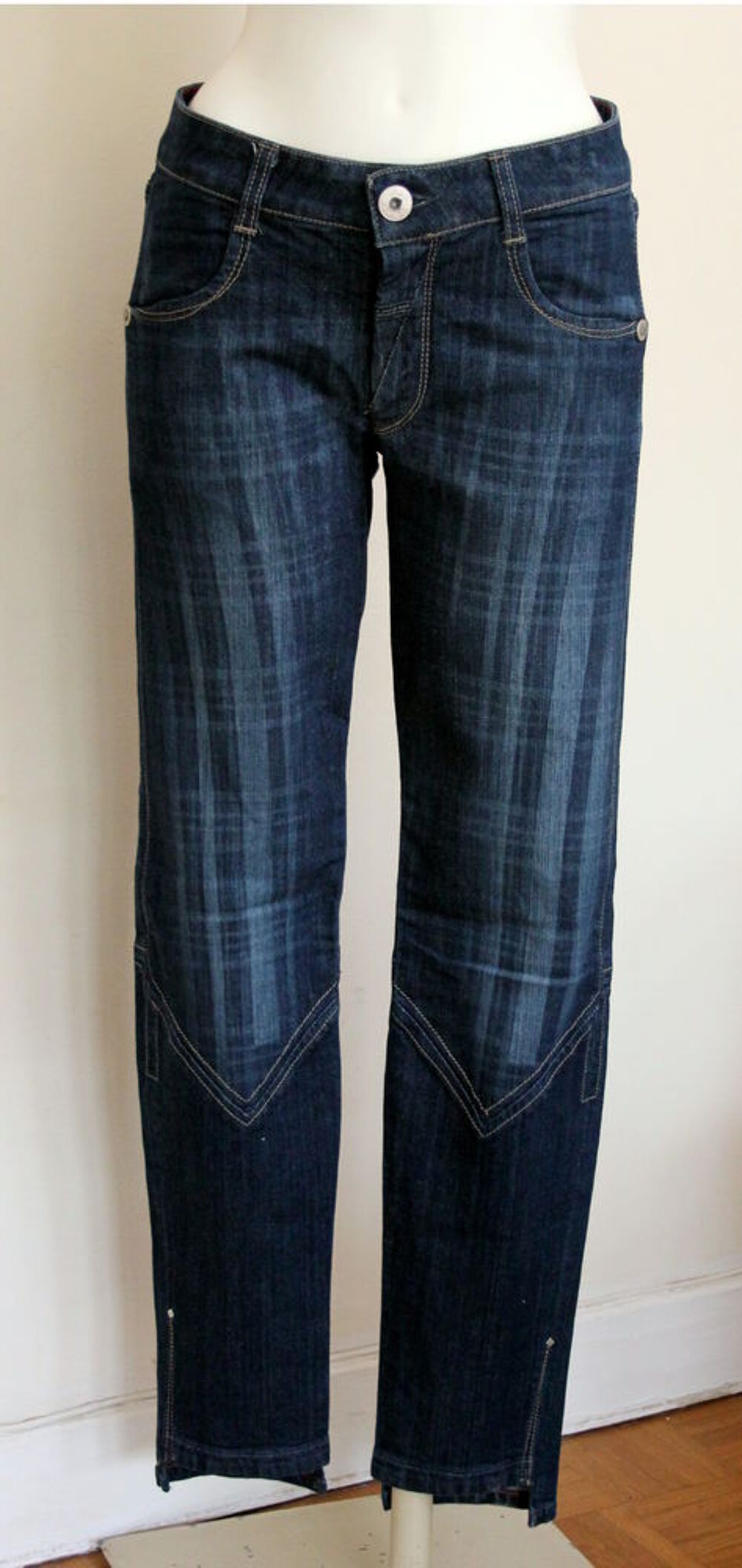 Pantalon denim Tiagageddon MARITHE FRANCOIS GIRBAUD T.38 Vêtements
