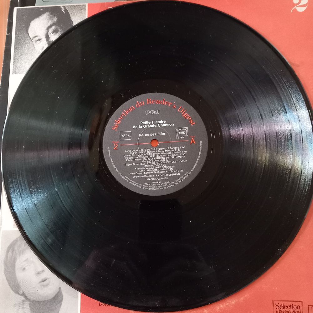 PETITE HISTOIRE DE LE GRANDE CHANSON / 2 X DISQUES 33 TOURS CD et vinyles