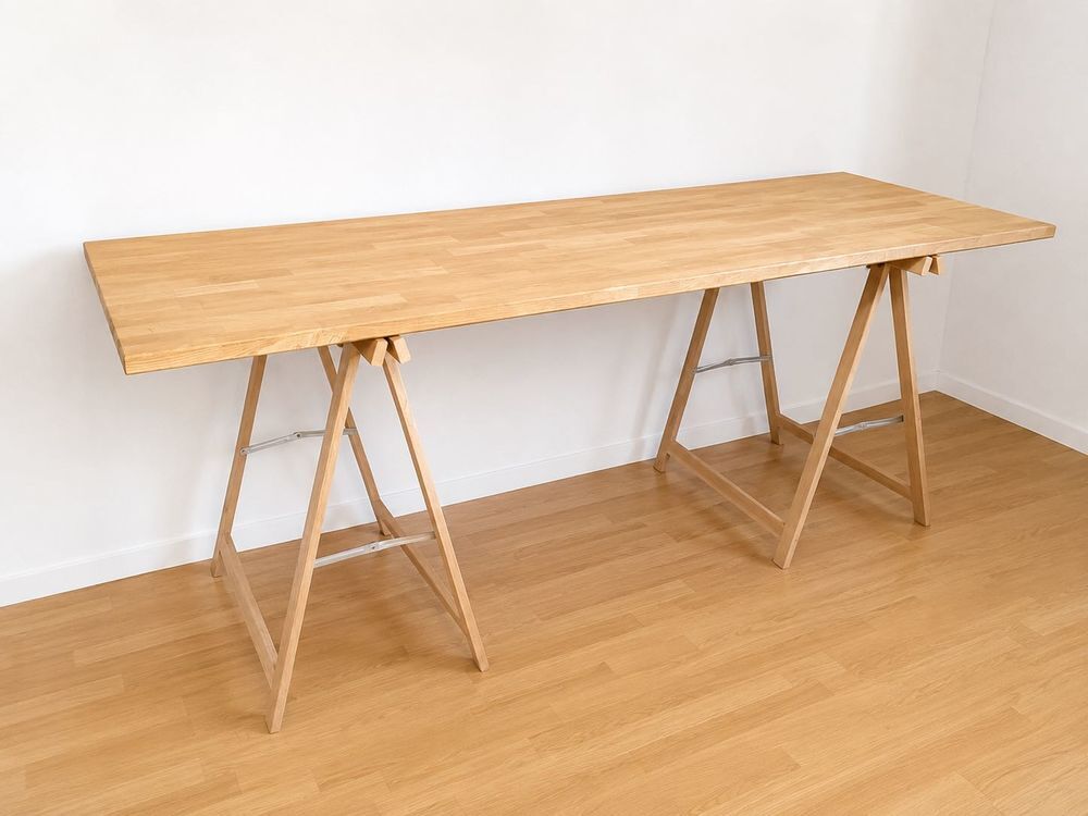 Bureau / table style industriel en bois Meubles