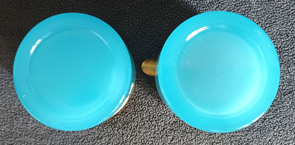 Paire de cendriers V.N.C "Opaline de Venise"- Murano 1970 