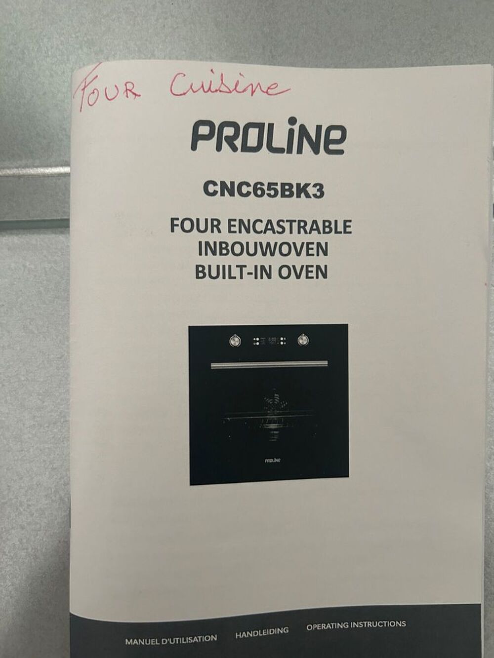 Four encastrable Proline Electroménager