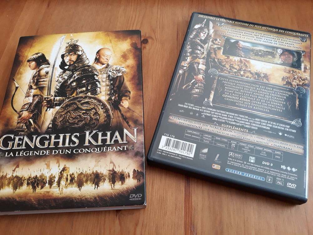 DVD "Genghis Khan-la l&eacute;gende d'un conqu&eacute;rant" DVD et blu-ray