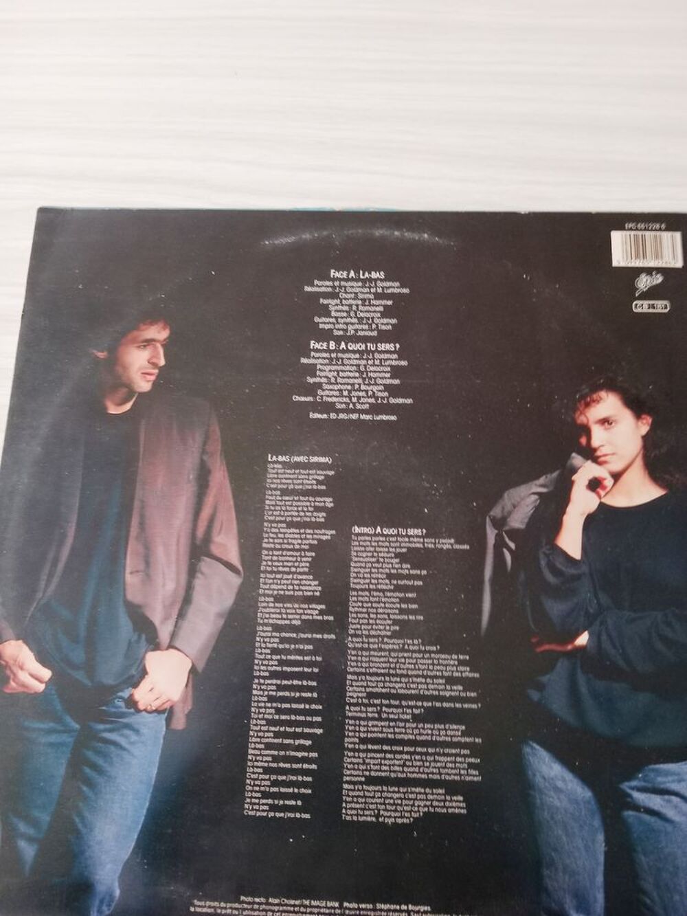 Maxi 45 tours J.J GOLDMAN L&agrave;-Bas CD et vinyles